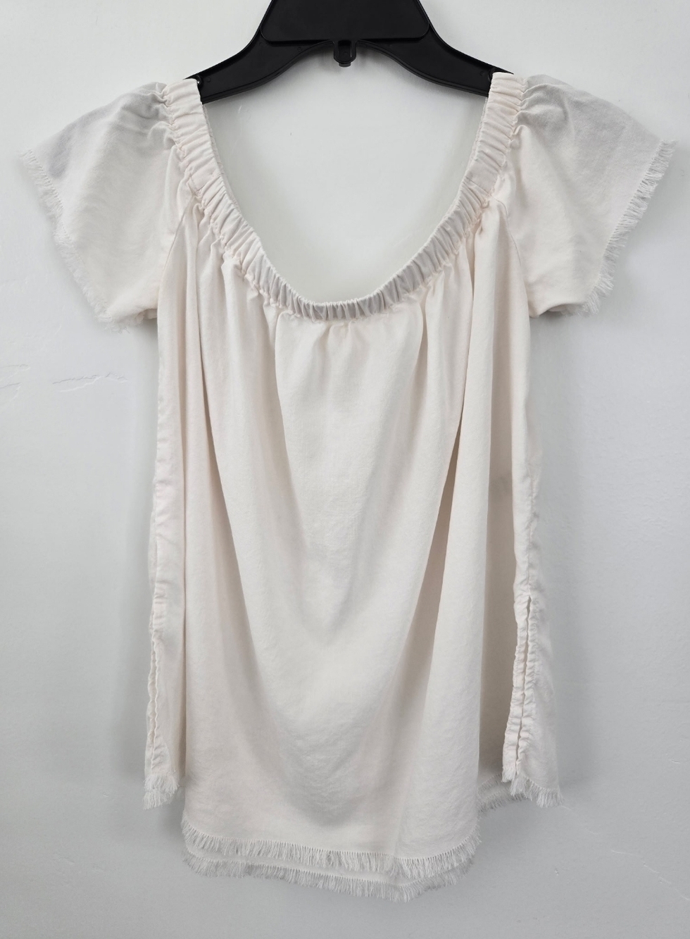 Anthropologie Cloth & Stone Off-the-shoulder relaxed flowy earthy Blouse Size Sm